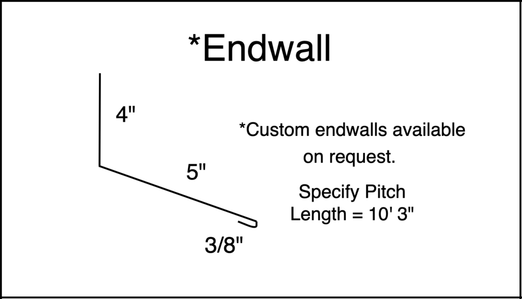 Endwall Residential Metal Trim