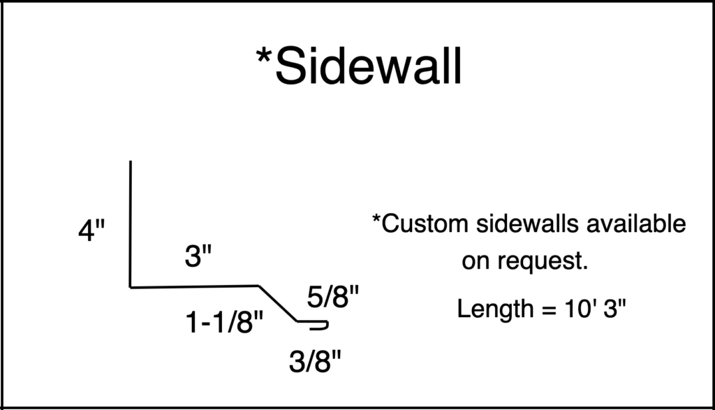 Sidewall Residential Metal Trim